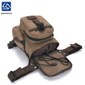China manufacture multi-function outdoor sport canvas waist leg bag